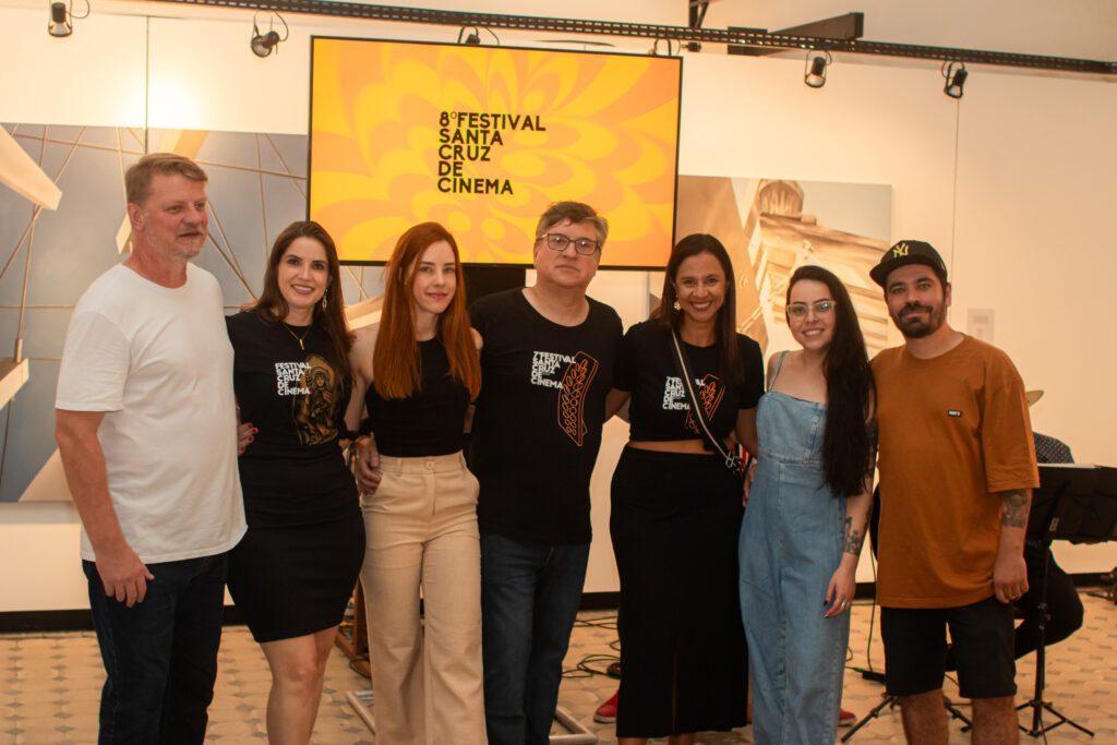 Equipe da organização do Festival Santa Cruz de Cinema. Foto: Luís Alexandre
