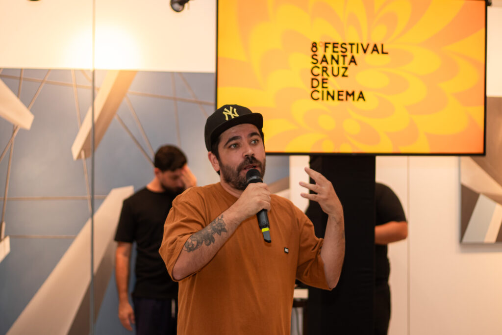 Diego Tafarel, um dos organizadores do Festival Santa Cruz de Cinema. Foto: Luís Alexandre